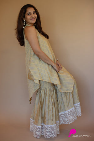 Sun-kissed Sharara Set