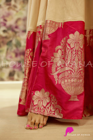 Harmony Bouquet Silk Gown