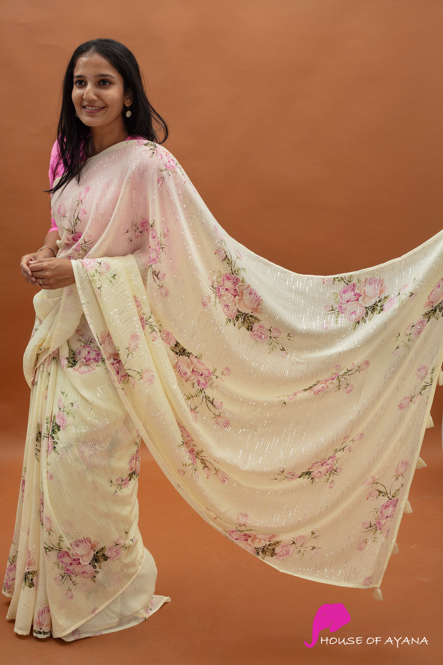 Dahlia Sequins Saree