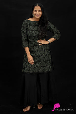 Tree of Life Embroidered Kurti