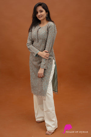 Star Gaze Embroidered Kurti